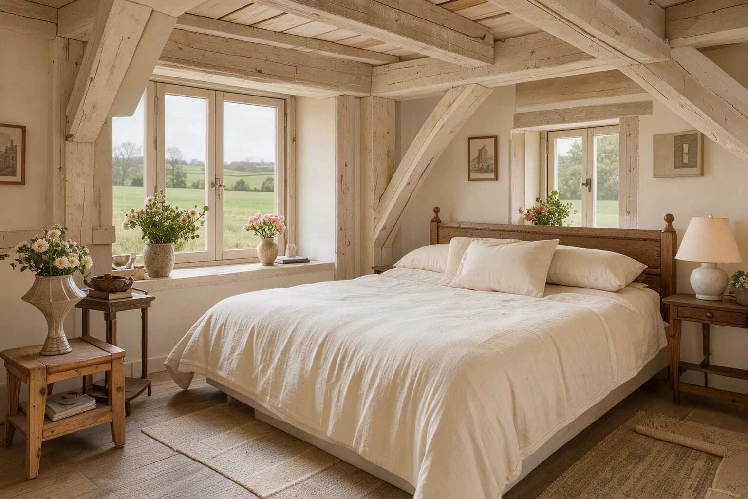 Chambre d'hôtes spacieuse dans une ferme champenoise rénovée